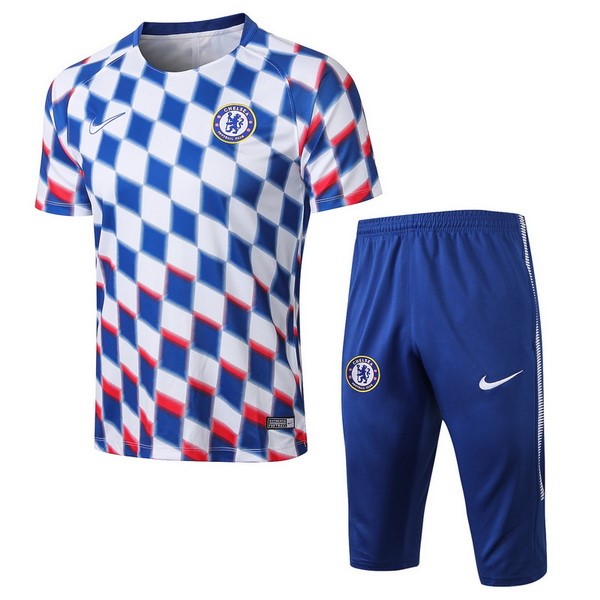 Entrenamiento Chelsea Conjunto Completo 2018-19 Azul Blanco